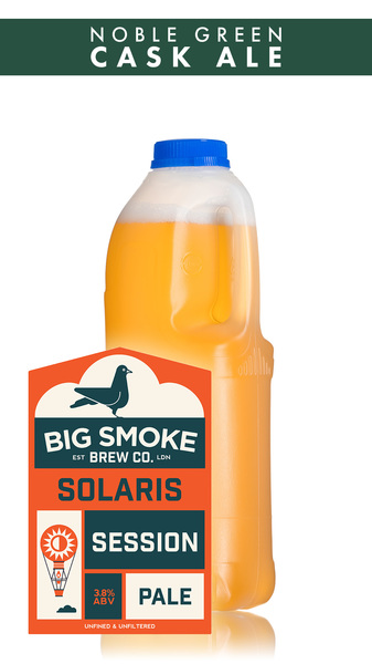 Big Smoke Solaris Pale Cask Ale, 2 Pint Container