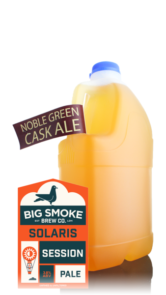 Big Smoke Solaris Pale Cask Ale, 4 Pint Container