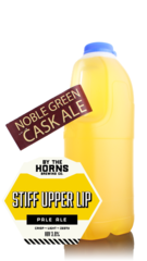 By The Horns Stiff Upper Lip Pale Ale, 2 Pint Container