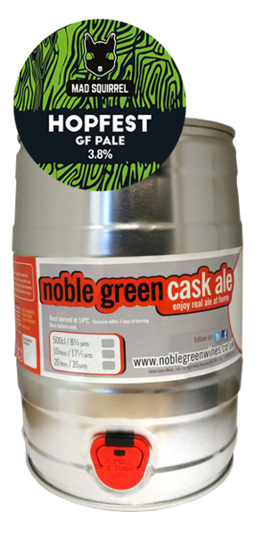 Mad Squirrel Hopfest Pale Ale GF - 5 Ltr Mini Keg