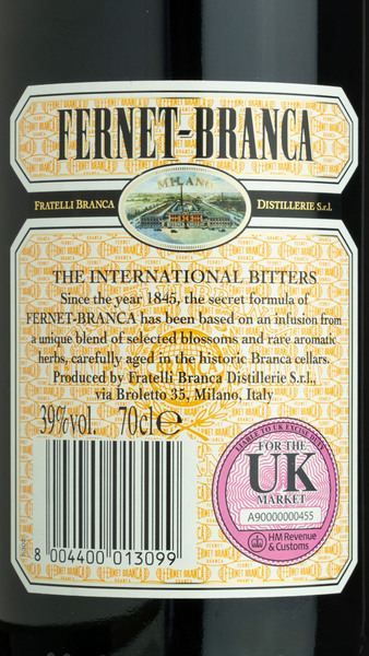 Fernet Branca Bitters