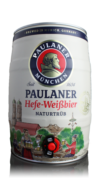 Paulaner Hefe-Weissbier Mini Keg