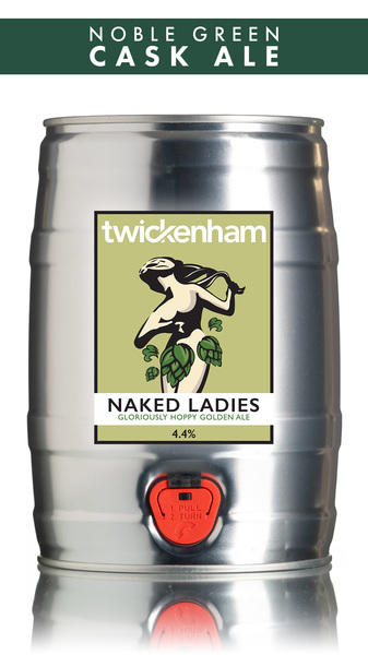 Twickenham Naked Ladies Cask Ale, 5L Mini Keg