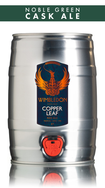 Wimbledon Copper Leaf Red Ale - 5 Ltr Mini Keg