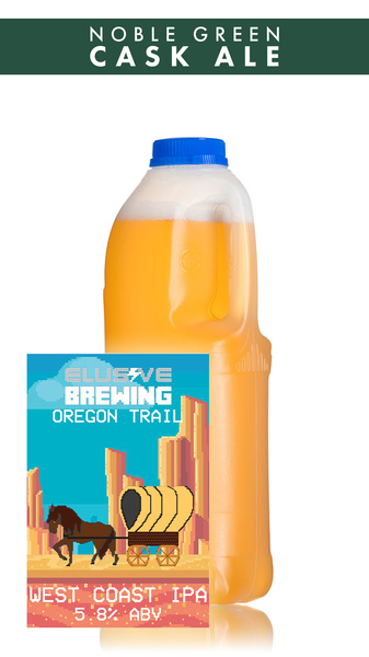 Elusive Brewing Oregon Trail West Coast IPA - 2 Pint Container