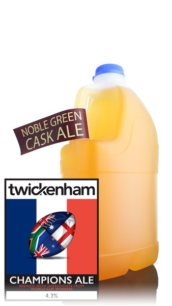 Twickenham Champions Ale, 4 Pint Container
