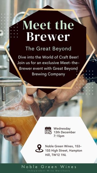 Meet the Brewer - Great Beyond Brewing Company