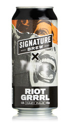 Signature Brew Riot Grrrl Hazy Pale Ale