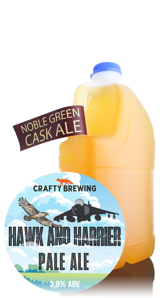 Crafty Brewing Hawk & Harrier Pale Ale - 4 Pint Container