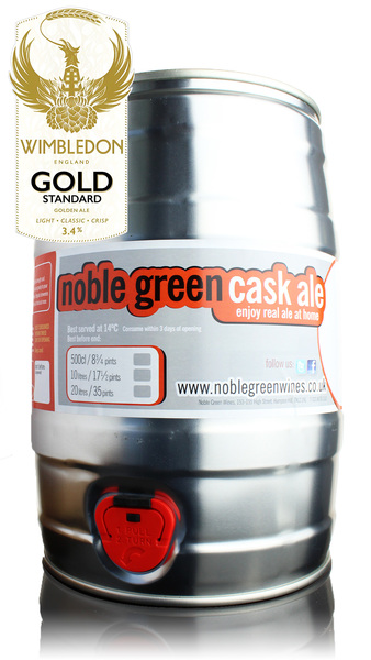 Wimbledon Gold Standard Golden Ale - 5 Ltr Mini Keg