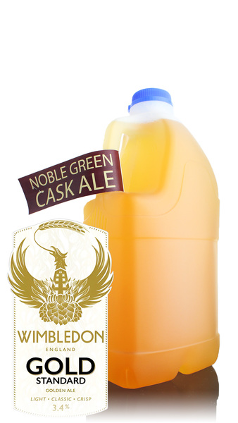 Wimbledon Gold Standard Golden Ale - 4 Pint Container
