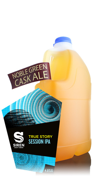Siren True Story Session IPA - 4 Pint Container