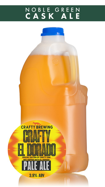 Crafty Brewing Crafty El Dorado Pale Ale - 4 Pint Container