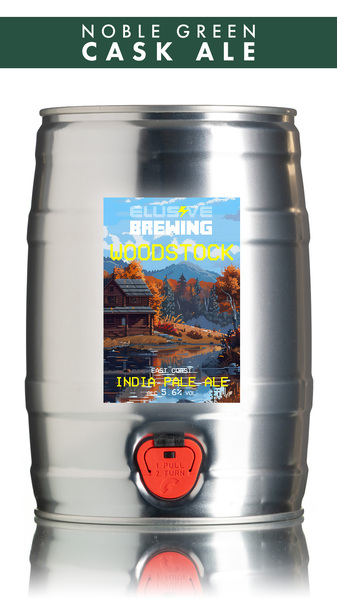 Elusive Brewing Woodstock IPA - 5 Ltr Mini Keg