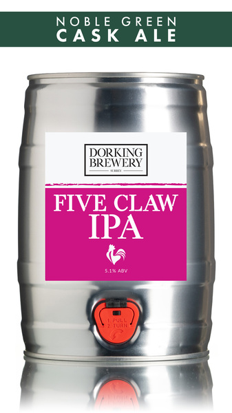 Dorking Five Claw West Coast IPA - 5 Ltr Mini Keg