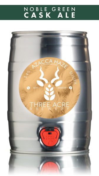 Three Acre Brewery Azacca Haze Pale Ale - 5 Ltr Mini Keg