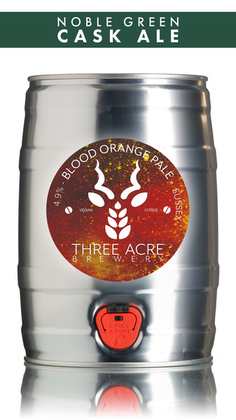 Three Acre Brewery Blood Orange American Pale Ale - 5 Ltr Mini Keg