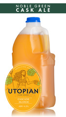 Utopian Brewing Cascade Blonde - 4 Pint Container