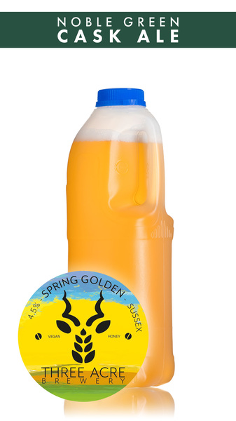 Three Acre Brewery Spring Golden - 2 Pint Container