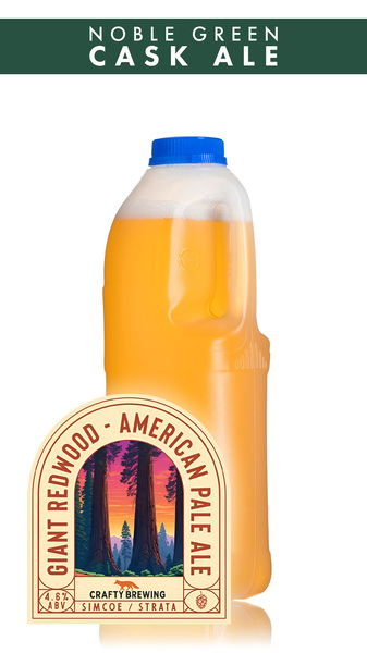 Crafty Brewing Giant Redwood - 2 Pint Container