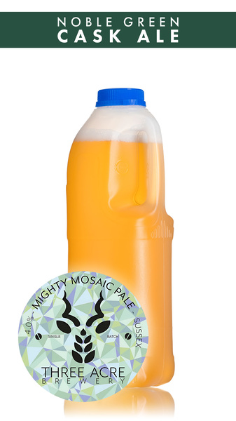 Three Acre Brewery Mighty Mosaic Pale Ale - 2 Pint Container