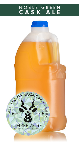Three Acre Brewery Mighty Mosaic Pale Ale - 4 Pint Container