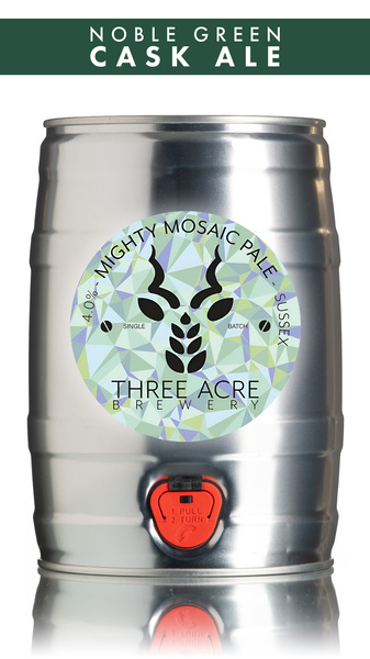 Three Acre Brewery Mighty Mosaic Pale Ale - 5 Ltr Mini Keg