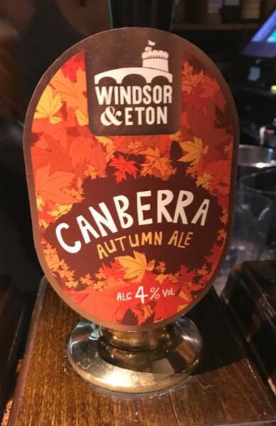 Windsor & Eton Canberra Autumn Red Ale - 9 Gal Firkin