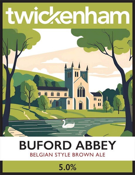 Twickenham Buford Abbey Brown Ale Belgium Style - 9 Gal Firkin