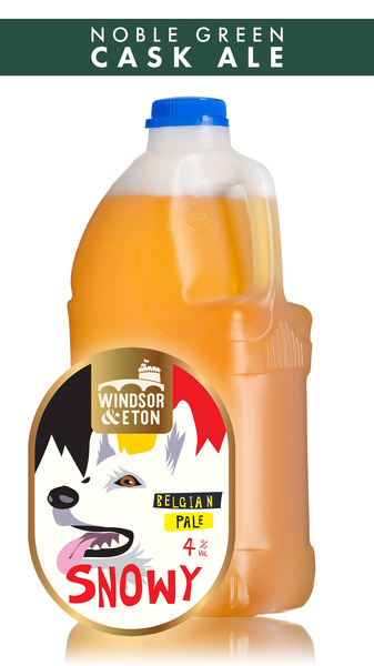 Windsor & Eton Snowy Belgian Pale Ale - 4 Pint Container