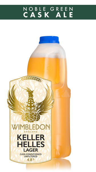 Wimbledon Keller Helles Lager - 2 Pint Container