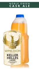 Wimbledon Keller Helles Lager - 2 Pint Container