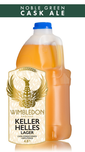 Wimbledon Keller Helles Lager - 4 Pint Container