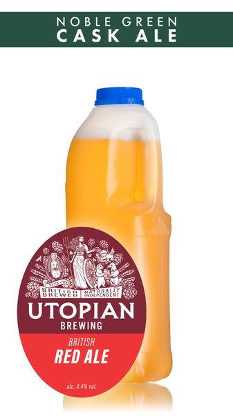 Utopian Brewing British Red Ale - 2 Pint Container