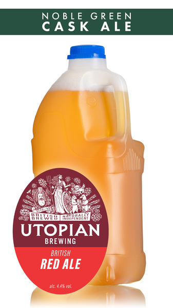 Utopian Brewing British Red Ale - 4 Pint Container
