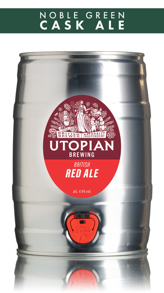 Utopian Brewing British Red Ale - 5 Ltr Mini Keg