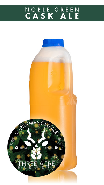 Three Acre Brewery Christmas Old Ale - 2 Pint Container