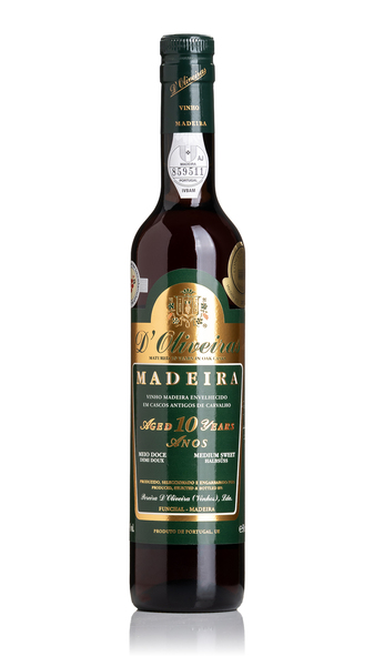 D'Oliveiras Madeira 10 Year-old Medium Sweet - 50cl