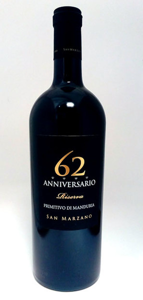San Marzano '62 Anniversario' Primitivo di Manduria 2015