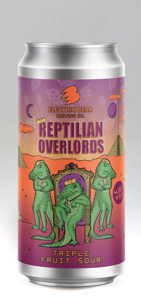 Electric Bear Reptilian Overlords Triple Fruit Sour